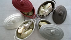 Veau et ses poires pochées au lait de coco