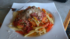 Tagliatelles aux légumes du soleil