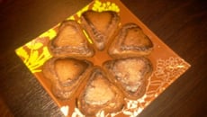 Petits cœurs au chocolat rapides