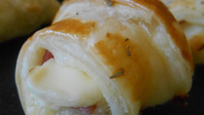 Croissants apéritifs jambon & Kiri