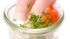 Roulé au jambon et Tartare