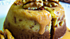 Fondant noix et crème de marrons