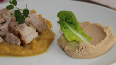 Rôti de porc et sa purée