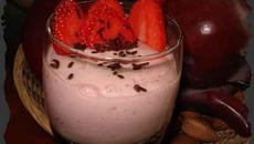 Mousse de fraises au fromage blanc allégé