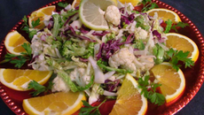 Croq'choux parfums d'Asie et vinaigrette épicée