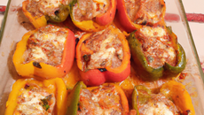 Poivrons farcis à la brebis