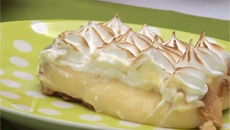 Tarte au citron et meringue caramélisée