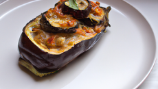 Aubergine farcie à l'italienne