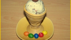 Glace aux M&m's