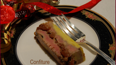 Foie gras en terrine et confiture de figues sèches