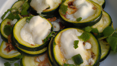 Douceur de courgettes au chèvre frais