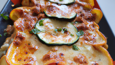 Mes lasagnes de courgettes au coulommiers