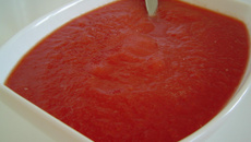 Coulis de tomates fraîches