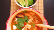Soupe Tom Yum thaïlandaise
