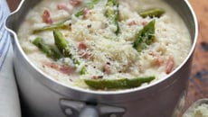 Risotto crémeux aux pointes d'asperges et parmesan Giovanni Ferrari