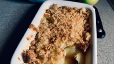 Crumble aux Poires et Pommes