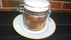 Crème dessert au chocolat et caramel