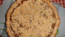 Tarte amandine à la rhubarbe