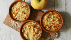 Clafoutis individuels pomme noix de coco