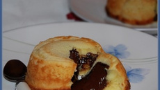 Petit flan épinard, crevette et bleu