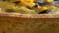 Tarte orientale aux légumes et à la crème balsamique