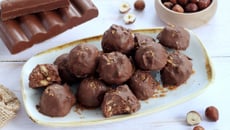 Rochers pralinés au chocolat noir