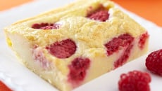 Clafoutis framboises gingembre