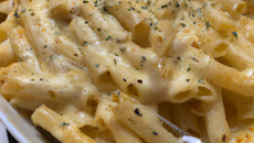 Penne gratinées au Comté