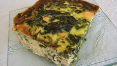 Saumon épinard façon cheesecake