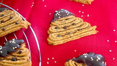 Sapin à la patate douce et aux amandes