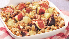 Crumble figues et pommes à ma façon