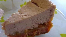 Cheese cake rose rhubarbe fraise