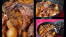 Tajine de lapin au cidre et pruneaux