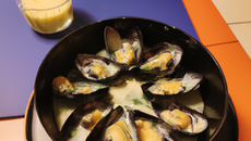 Moules au roquefort classique