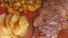 Magret au miel et au cidre