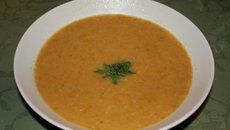 Soupe à la patate douce