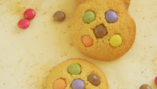 Cookies au son d'avoine & déco Smarties