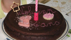 Flan au chocolat et à la courgette