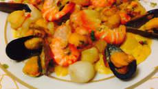 Fruits de mer au safran
