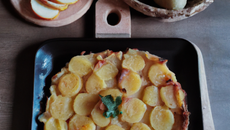 Tarte aux pommes de terre et lard