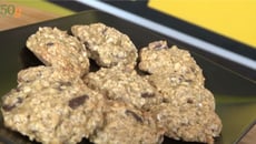 Biscuits aux flocons d'avoine, pépites de chocolat et banane