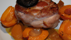 Filet mignon de porc aux abricots