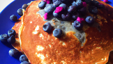 Pancake au bleuets