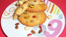 Cookies aux fruits secs