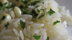 Riz à l'ail