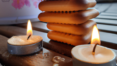 Bougies biscuitées