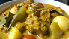 Mijoté de dinde curry gingembre