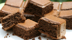 Gâteau à la caroube & son confit d'orange