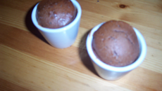 Gâteau au chocolat en poudre