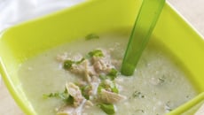 Potage de haricots verts au concombre 4-5 mois